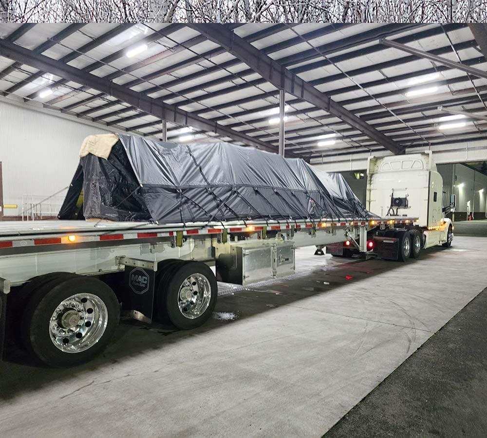 imageAirbagParachute Fabric Heavy Duty 14oz Machinery Tarp 30 x 30  Black2  Pack