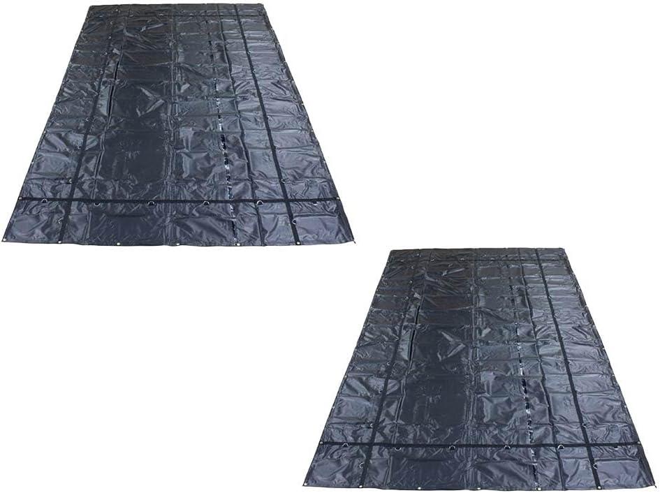 imageMytee Products 12x20 Heavy Duty Smoke Tarp for Flatbed Truck  18 Ounce Vinyl  Load Covering Tarp Protects Your Cargo from Exhaust Smoke ampamp Dirt  Water Resistant2  Pack