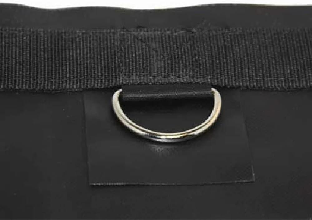 imageMytee Products 16 x 24 Flatbed Truck Tarps Heavy Duty 18oz Steel Tarp  BlackBlack 2 Pack