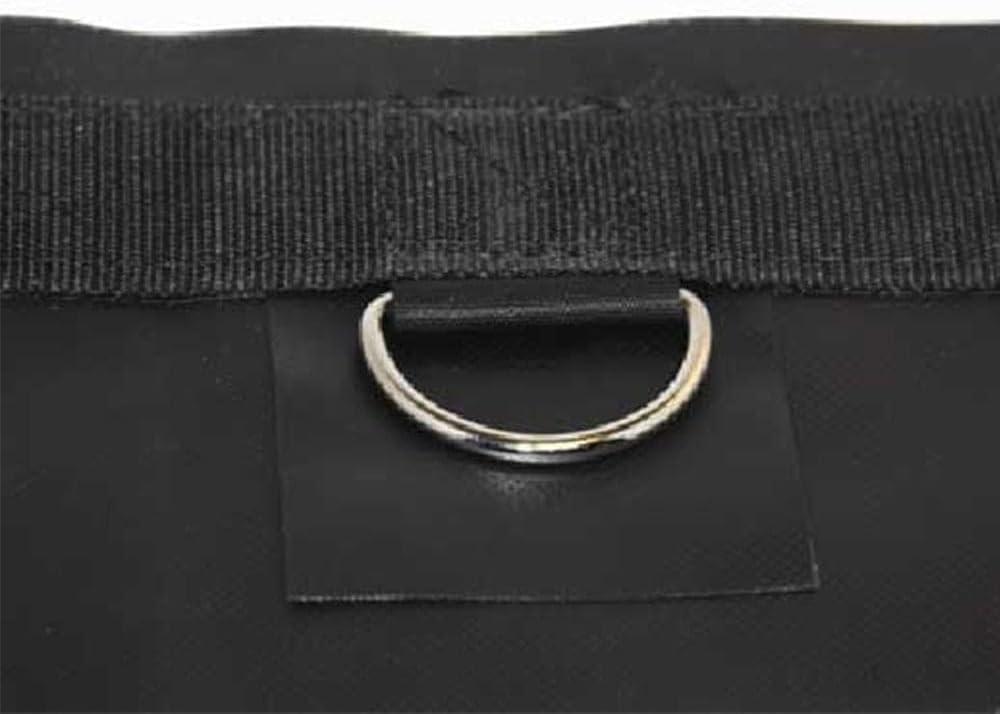 imageMytee Products 16 x 24 Flatbed Truck Tarps Heavy Duty 18oz Steel Tarp  BlackBlack