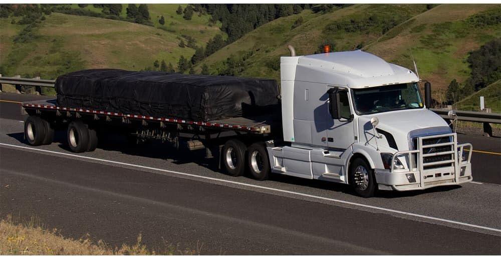 imageMytee Products 16 x 24 Flatbed Truck Tarps Heavy Duty 18oz Steel Tarp  BlackBlack