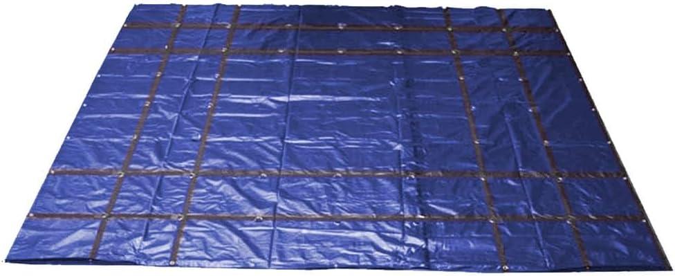 imageMytee Products 16 x 24 Flatbed Truck Tarps Heavy Duty 18oz Steel Tarp  BlackBlue 2 Pack