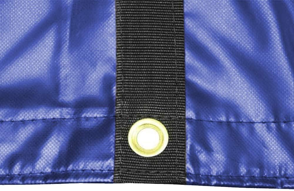 imageMytee Products 16 x 24 Flatbed Truck Tarps Heavy Duty 18oz Steel Tarp  BlackBlue 2 Pack