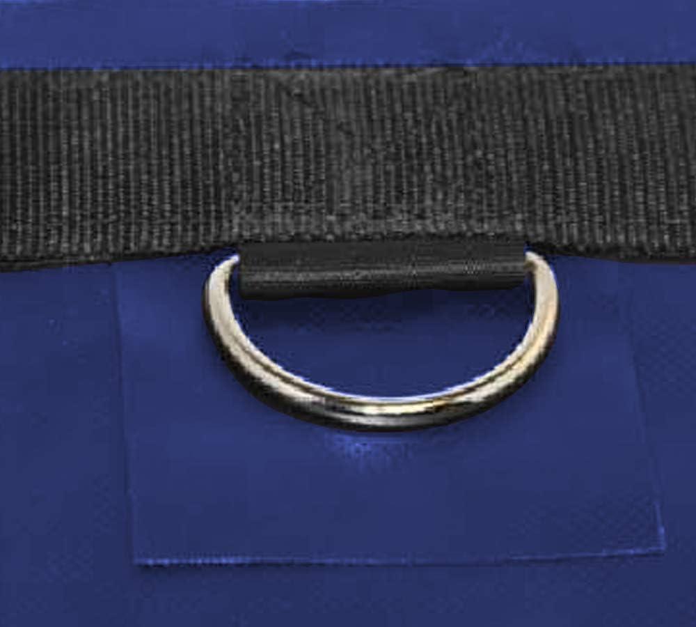 imageMytee Products 16 x 24 Flatbed Truck Tarps Heavy Duty 18oz Steel Tarp  BlackBlue 2 Pack