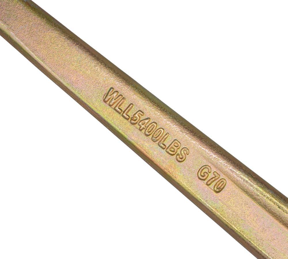 imageMytee Products 2 Pack 15quot Inch J Hook Heavy Duty Grade G70 Tow Axle Strap Wrecker Roll Back Clevis 54001  Pack