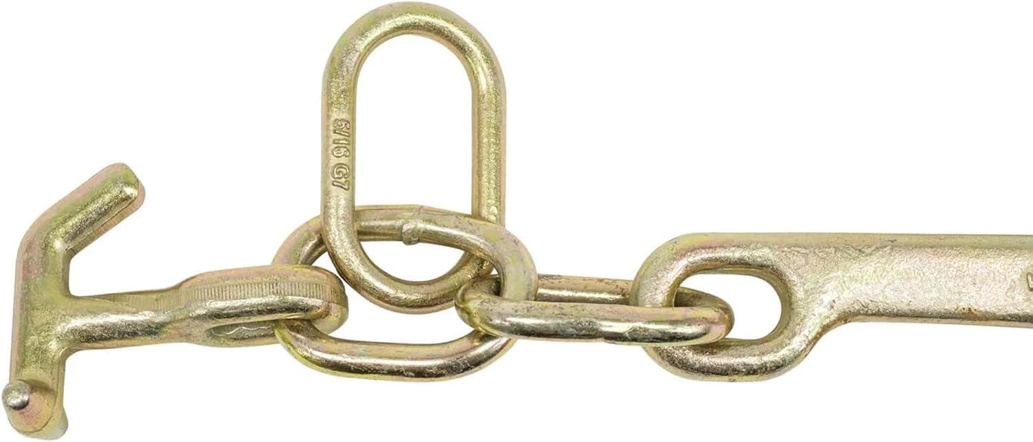 imageMytee Products 2 Pack 15quot Inch J Hook Heavy Duty Grade G70 Tow Axle Strap Wrecker Roll Back Clevis 54004  Pack