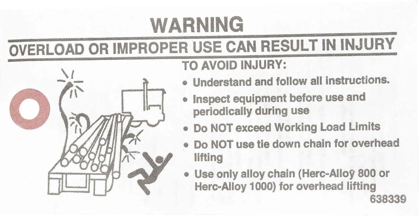 imageMytee Products 2 Pack 38quot x 16 Grade 70 Transport Binder Chain  Made in USA with G70 Grab Hooks  Tow Transport Binder Chain  6600 Lbs WLL516 x 20
