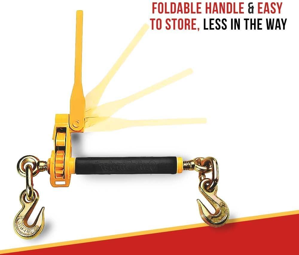 imageMytee Products 2 Pack 51638 Peerless QuikBinder Tow Chain Ratchet Binder H51250658 Axle4  Pack
