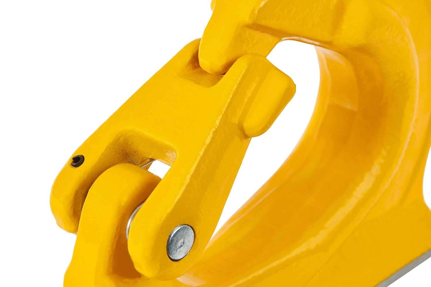 imageMytee Products 2 Ton Weld on Anchor Hook G80 Wrecker Crane Tractor Rigging Lifting 4400 Lbs Load Limit 2 Pack1  Pack