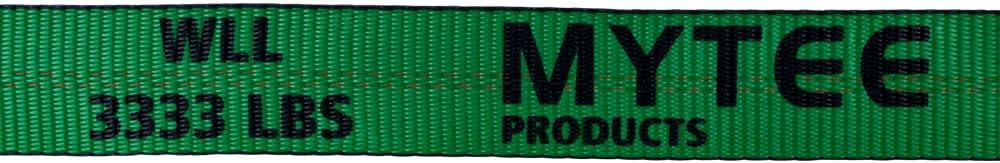 imageMytee Products 2 inch x 27 Heavy Duty TieDown Ratchet Straps wFlat Hook  10000 lbs Breaking Strength  Wide Handle Flat Hook Ratchet Straps for Cargo Flatbed Trailers Pickup TrucksGreen