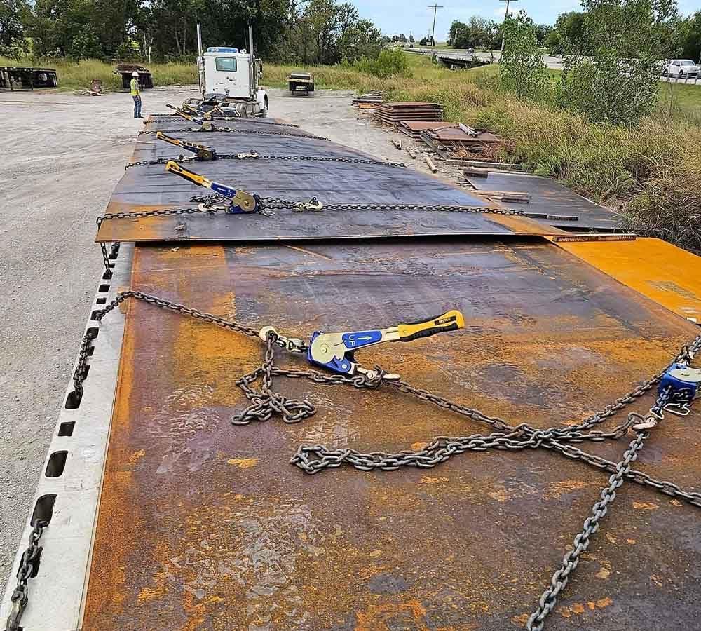 imageMytee Products 4 Pack 38quot  12quotEasy Ratchet Chain Binder with Grab Hooks ampamp 6000 lbs WLL  Heavy Duty Tie Down Ratchet Load Binder for Flatbed Trailers ampamp Trucks8  Pack