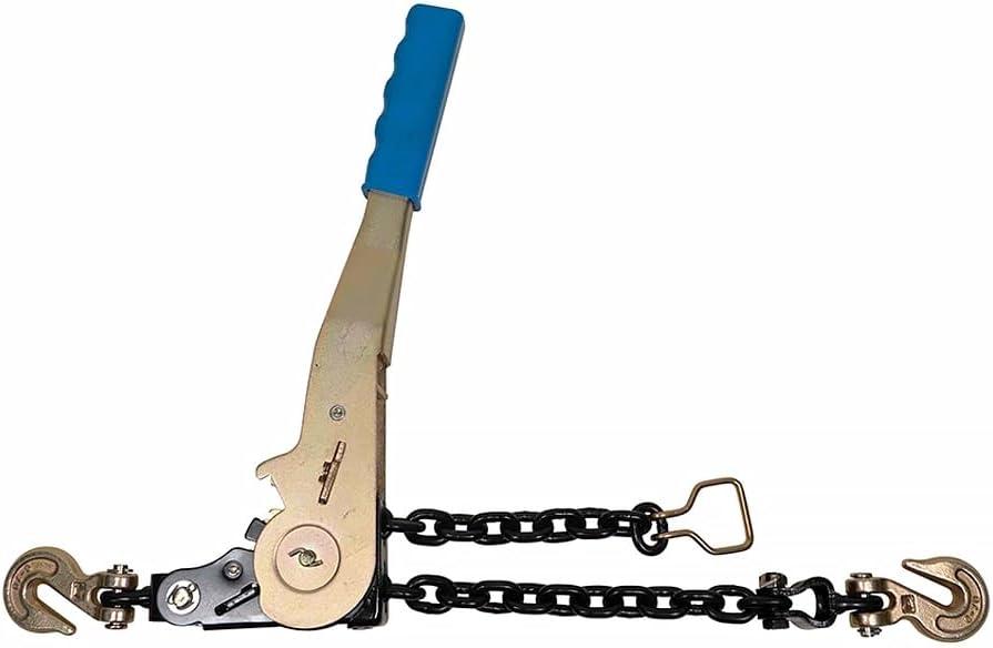 imageMytee Products 4 Pcs G70 516quot Chain ampamp Easy Binder Kit  2 516quot38quot Easy Ratcheting Chain Load Binder ampamp 2 516quot x 20 G70 Transport Chain wGrab Hooks  4700 lbs WLL for Truck Trailer Tie DownKit 4 Pcs