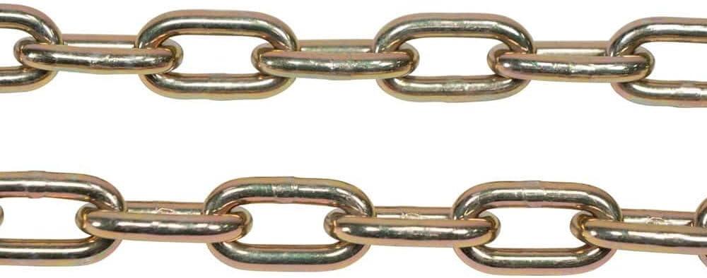 imageMytee Products 4 Pcs G70 516quot Chain ampamp Easy Binder Kit  2 516quot38quot Easy Ratcheting Chain Load Binder ampamp 2 516quot x 20 G70 Transport Chain wGrab Hooks  4700 lbs WLL for Truck Trailer Tie DownKit 4 Pcs