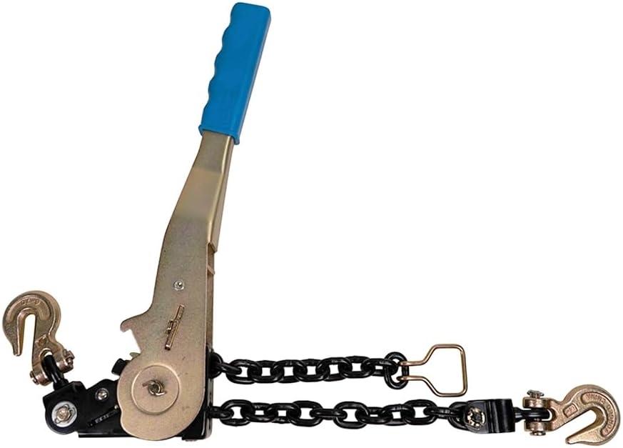 imageMytee Products 4 Pcs G70 516quot Chain ampamp Easy Binder Kit  2 516quot38quot Easy Ratcheting Chain Load Binder ampamp 2 516quot x 20 G70 Transport Chain wGrab Hooks  4700 lbs WLL for Truck Trailer Tie DownKit 8 Pcs