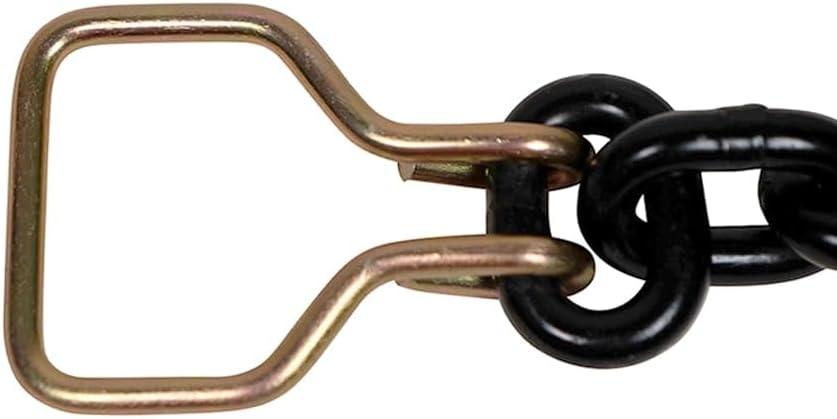 imageMytee Products 4 Pcs G70 516quot Chain ampamp Easy Binder Kit  2 516quot38quot Easy Ratcheting Chain Load Binder ampamp 2 516quot x 20 G70 Transport Chain wGrab Hooks  4700 lbs WLL for Truck Trailer Tie DownKit 8 Pcs