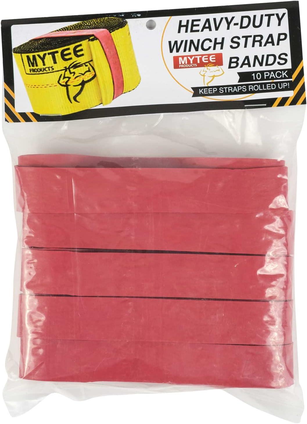 imageMytee Products 41 Pieces Flatbed Tie Down Kit  10 Pcs Winch Straps 4quot x 30 20 Flatbed Edge Protectors 10 Winch Strap Heavy Duty Bands 1 Zinc Coated Winch Strap Winder  Trailer Tie Down System