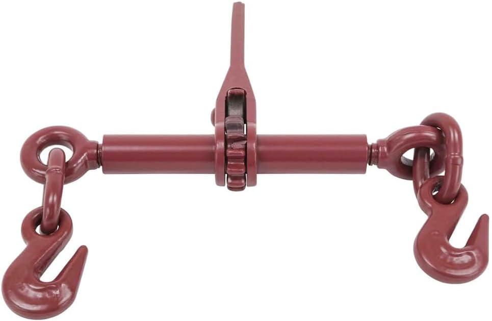 imageMytee Products 516quot Grade 70 Chain and Binder Kit  Includes 4 516quot  38quot Ratchet Load Binder ampamp 4 516quot x 20 G70 Transport Chain wGrab Hooks  4700 lbs WLL for Flatbed Truck Trailer Tie Down2  Pack