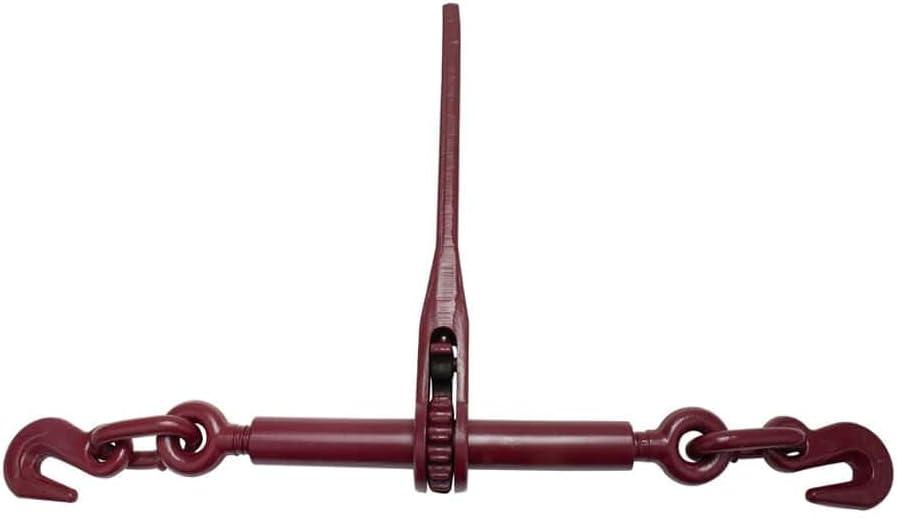 imageMytee Products 516quot Grade 70 Chain and Binder Kit  Includes 4 516quot  38quot Ratchet Load Binder ampamp 4 516quot x 20 G70 Transport Chain wGrab Hooks  4700 lbs WLL for Flatbed Truck Trailer Tie Down8  Pack