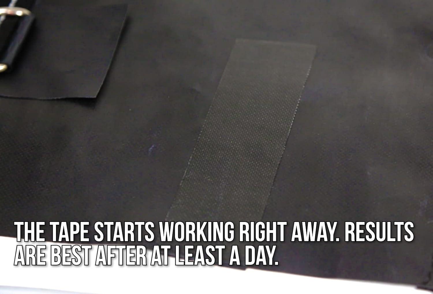 imageMytee Products 88 oz Waterproof White Vinyl Tarp Repair Tape 6 Inch x 50 FT with Heavy Duty Adhesive Backing  Tarp Patch Kit Tarp Repair KitBlue