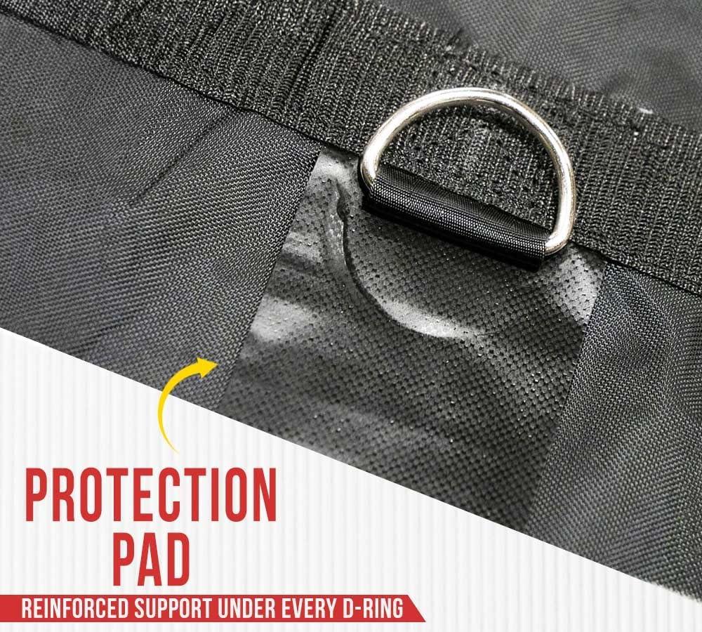 imageMytee Products AirbagParachute Fabric Black Ultra Light Lumber Tarp 20 x 27 6 Drop  14 Oz Vinyl Lumber Tarps for Flatbed Truck ampamp Trailer20 x 27 6 Drop