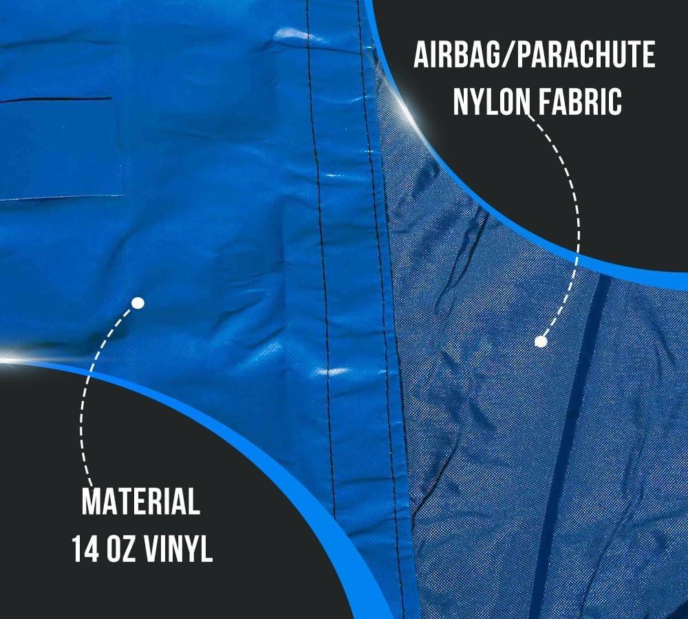 imageMytee Products AirbagParachute Fabric Black Ultra Light Lumber Tarp 20 x 27 6 Drop  14 Oz Vinyl Lumber Tarps for Flatbed Truck ampamp Trailer20 x 27 6 Drop