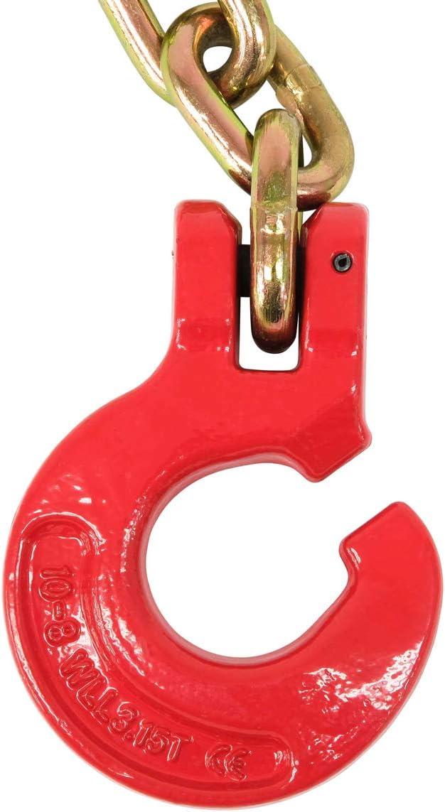 imageMytee Products Winch Choker Chain 516quot x 7 ampamp Choker Hook wSteel Probe Stake 14quot Long Grade G70 Load Limit  2 Ton  Log Forestry Logging Choker Chain 2 Pack38 x 10 w 14 Steel Probe 1 Pack