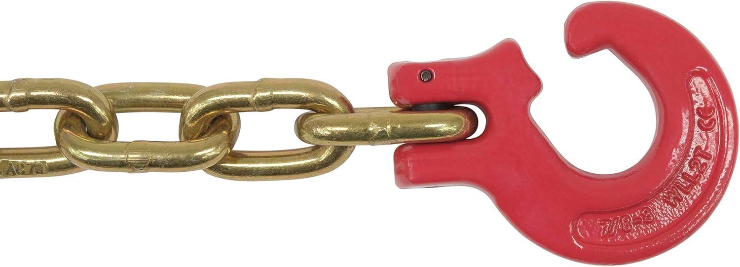 imageMytee Products Winch Choker Chain 516quot x 7 ampamp Choker Hook wSteel Probe Stake 14quot Long Grade G70 Load Limit  2 Ton  Log Forestry Logging Choker Chain 2 Pack516 x 7 w 14 Steel Probe 2 Pack