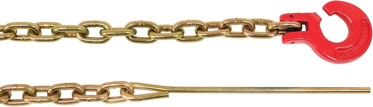 imageMytee Products Winch Choker Chain 516quot x 7 ampamp Choker Hook wSteel Probe Stake 14quot Long Grade G70 Load Limit  2 Ton  Log Forestry Logging Choker Chain 2 Pack38 x 10 w 14 Steel Probe 1 Pack