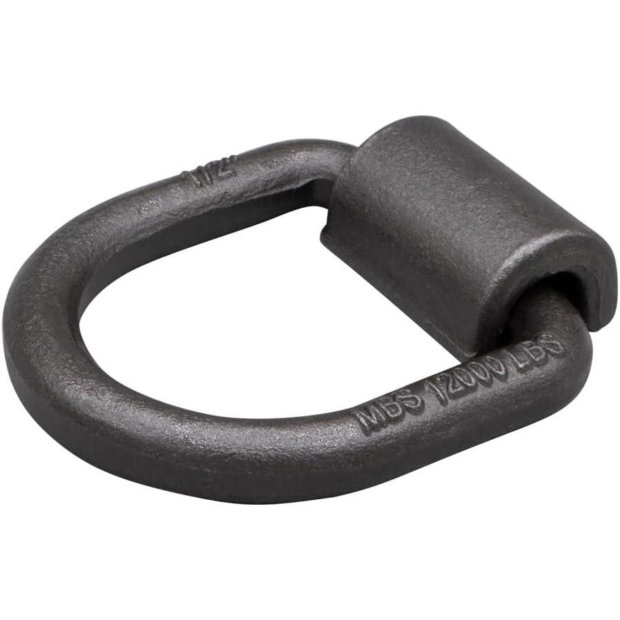 imageMytee Products 12 Pack 12quot Heavy Duty WeldOn Forged D Ring 12000 Lbs100  Pack