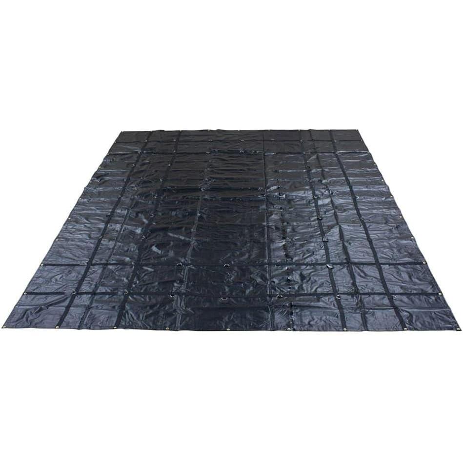 imageMytee Products 16 x 24 Flatbed Truck Tarps Heavy Duty 18oz Steel Tarp  BlackBlack