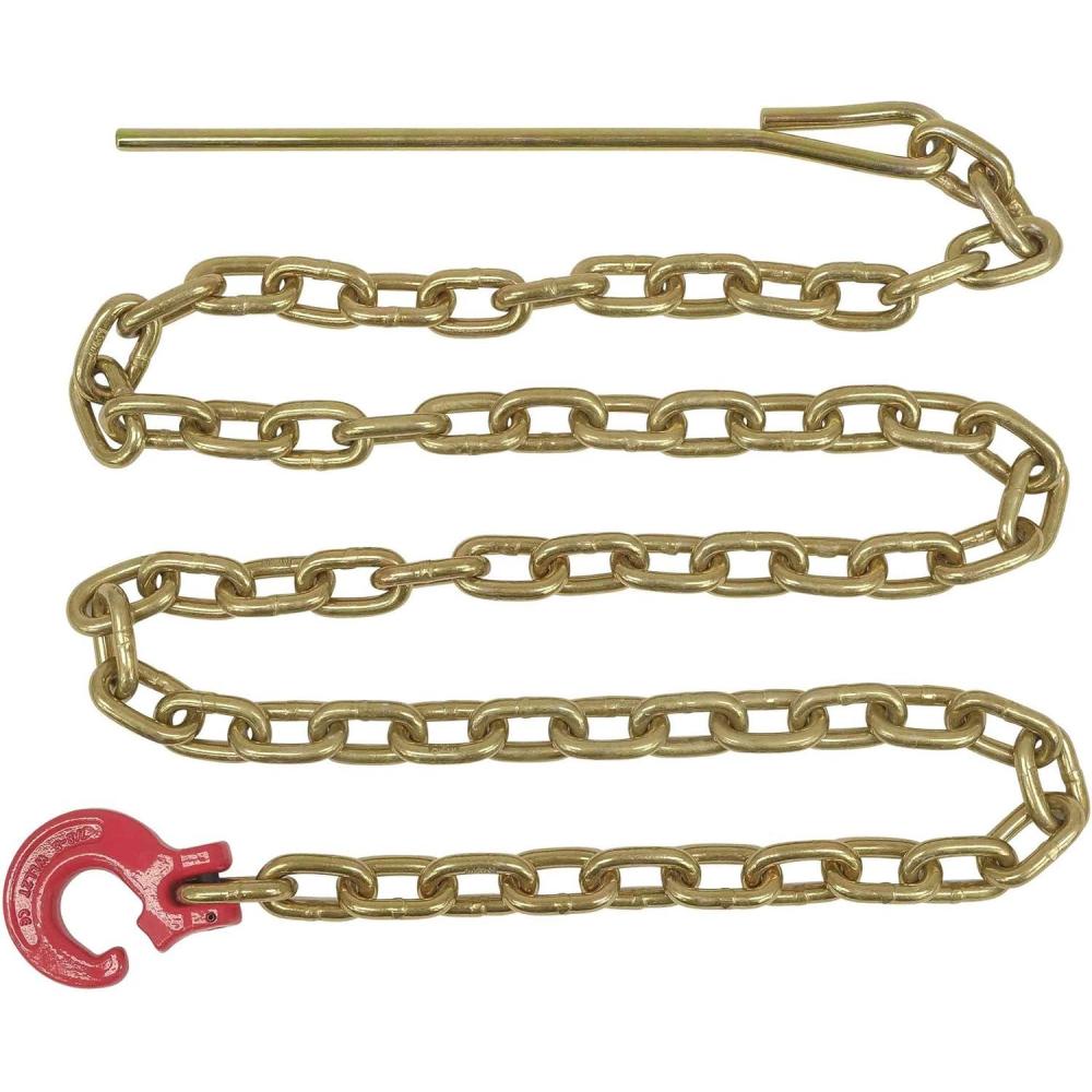 imageMytee Products Winch Choker Chain 516quot x 7 ampamp Choker Hook wSteel Probe Stake 14quot Long Grade G70 Load Limit  2 Ton  Log Forestry Logging Choker Chain 2 Pack516 x 7 w 14 Steel Probe 1 Pack