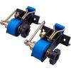 imageMytee Products 112quot x 7 Ladder Rack Ratchet TieDown Straps Pair Square Tube Mount Black 2 PackBlue
