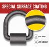 imageMytee Products 12 Pack 12quot Heavy Duty WeldOn Forged D Ring 12000 Lbs20  Pack