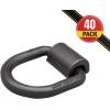 imageMytee Products 12 Pack 12quot Heavy Duty WeldOn Forged D Ring 12000 Lbs40  Pack