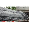 imageMytee Products 16 x 27 Flatbed Truck 18 Oz Steel Tarp with 4 FT Drop ampamp Flap  Black Heavy Duty Vinyl Waterproof Tarp for Trailers to Protect Cargo from Wind Rain Snow and SunBlack
