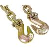 imageMytee Products 2 Pack 38quot x 16 Grade 70 Transport Binder Chain  Made in USA with G70 Grab Hooks  Tow Transport Binder Chain  6600 Lbs WLL38 x 16