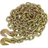 imageMytee Products 2 Pack 38quot x 16 Grade 70 Transport Binder Chain  Made in USA with G70 Grab Hooks  Tow Transport Binder Chain  6600 Lbs WLL38 x 16