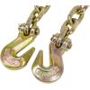 imageMytee Products 2 Pack 38quot x 16 Grade 70 Transport Binder Chain  Made in USA with G70 Grab Hooks  Tow Transport Binder Chain  6600 Lbs WLL38 x 20