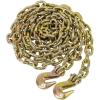 imageMytee Products 2 Pack 38quot x 16 Grade 70 Transport Binder Chain  Made in USA with G70 Grab Hooks  Tow Transport Binder Chain  6600 Lbs WLL38 x 20