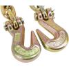 imageMytee Products 2 Pack 38quot x 16 Grade 70 Transport Binder Chain  Made in USA with G70 Grab Hooks  Tow Transport Binder Chain  6600 Lbs WLL516 x 16