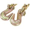 imageMytee Products 2 Pack 38quot x 16 Grade 70 Transport Binder Chain  Made in USA with G70 Grab Hooks  Tow Transport Binder Chain  6600 Lbs WLL516 x 16