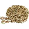 imageMytee Products 2 Pack 38quot x 16 Grade 70 Transport Binder Chain  Made in USA with G70 Grab Hooks  Tow Transport Binder Chain  6600 Lbs WLL516 x 25