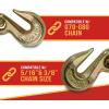 imageMytee Products 2 Pack 51638 Peerless QuikBinder Tow Chain Ratchet Binder H51250658 Axle1  Pack