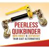 imageMytee Products 2 Pack 51638 Peerless QuikBinder Tow Chain Ratchet Binder H51250658 Axle4  Pack