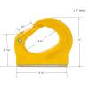 imageMytee Products 2 Ton Weld on Anchor Hook G80 Wrecker Crane Tractor Rigging Lifting 4400 Lbs Load Limit 2 Pack1  Pack