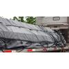 imageMytee Products 24 x 30 Flatbed Trailer Lumber Tarp with 8 FT Drop  Heavy Duty Black 18 Oz Vinyl Waterproof Tarp for TruckTrailers to Protect Cargo from Wind Rain Snow and Sun