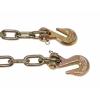 imageMytee Products 4 Pack 14quot x 20 Transport Binder Chain Grade 70 with Grab Hook  3150 LBS WLL Transport Binder Tow Chain with Hooks  Towing Equipment  Gold Chromate1  Pack