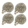imageMytee Products 4 Pack 14quot x 20 Transport Binder Chain Grade 70 with Grab Hook  3150 LBS WLL Transport Binder Tow Chain with Hooks  Towing Equipment  Gold Chromate4  Pack