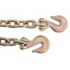 imageMytee Products 4 Pack 14quot x 20 Transport Binder Chain Grade 70 with Grab Hook  3150 LBS WLL Transport Binder Tow Chain with Hooks  Towing Equipment  Gold Chromate4  Pack