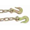 imageMytee Products 4 Pack 14quot x 20 Transport Binder Chain Grade 70 with Grab Hook  3150 LBS WLL Transport Binder Tow Chain with Hooks  Towing Equipment  Gold Chromate1  Pack
